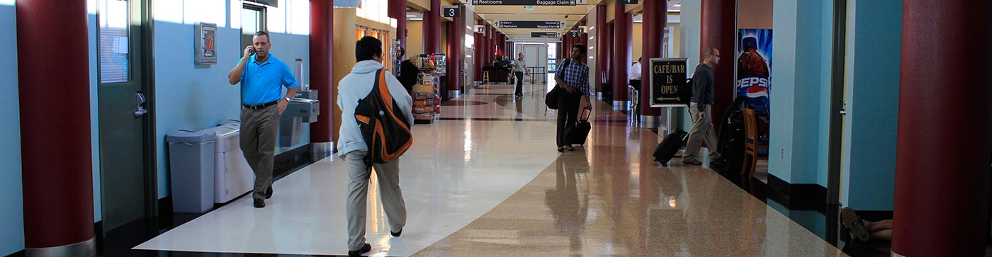 Passengers in airport