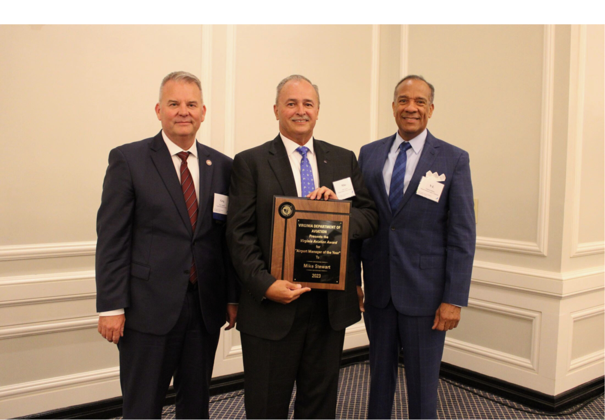 From left: Greg Campbell, Mike Stewart, N.L. Bishop posed