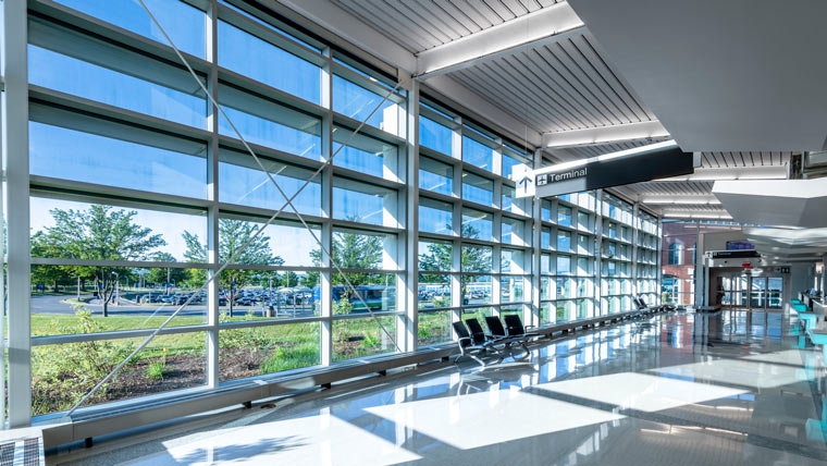 Roanoke Blacksburg Regional Airport canopy